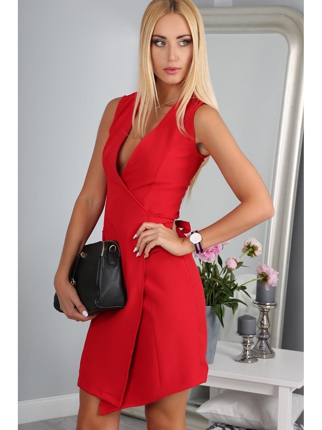 Red dress 9912 - Online store - Boutique